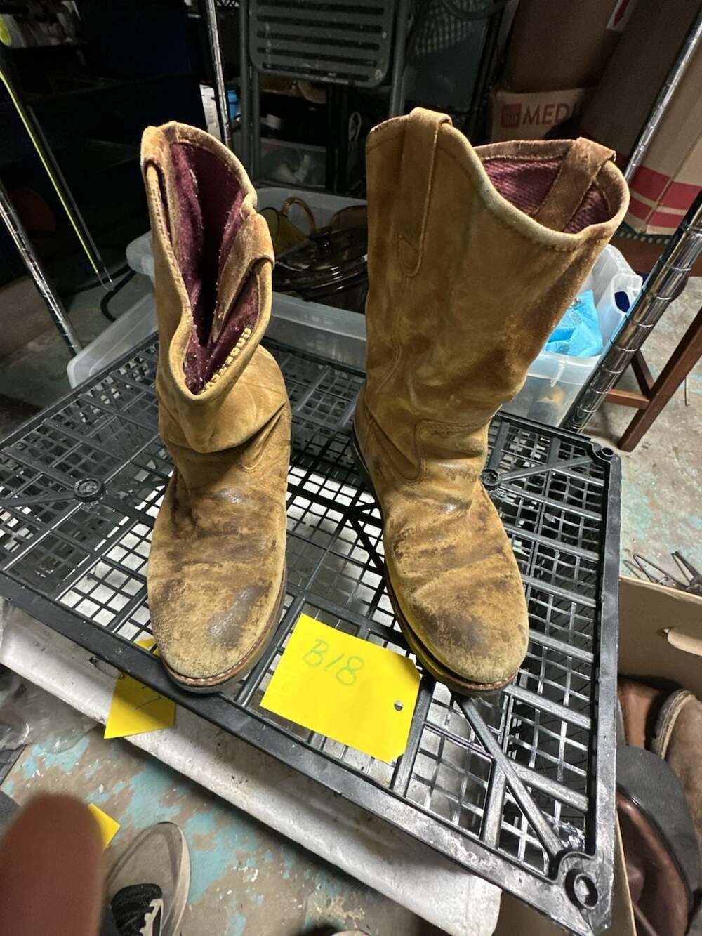 Cabela's Gore-Tex Suede Leather Western Work Boots Men's 8.5D